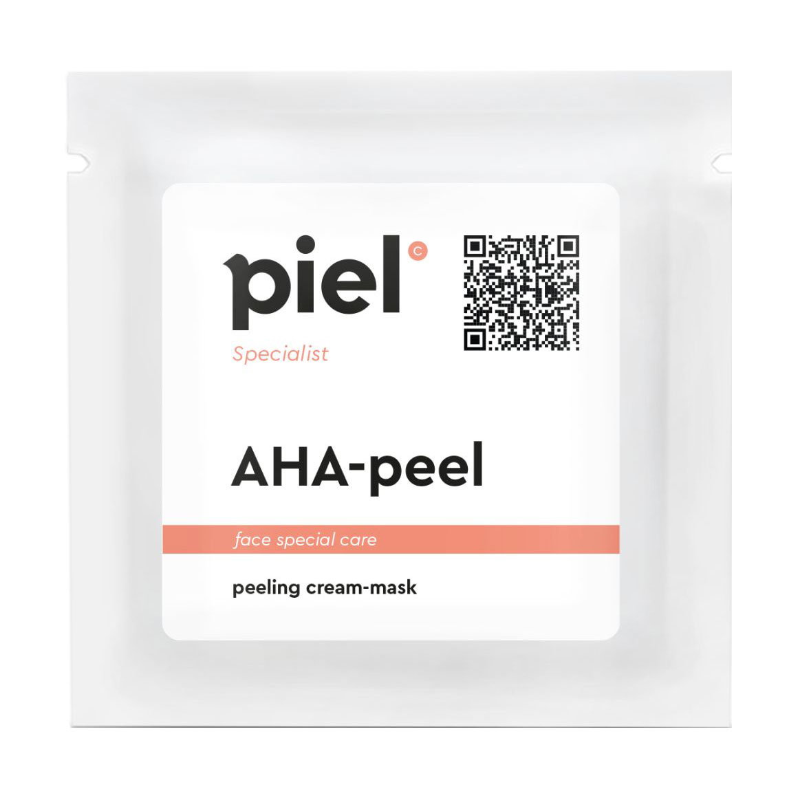 Крем-маска для обличчя Piel Cosmetics Specialist AHA-Peel Peeling Cream-Mask з AHA-кислотами, 4 мл (саше)